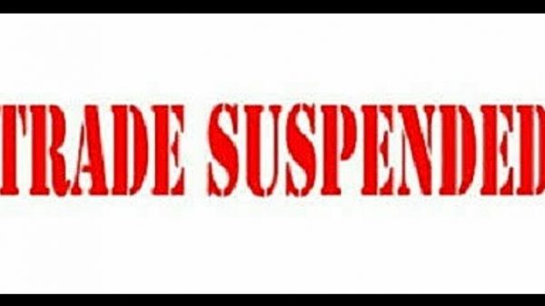 trade suspended
